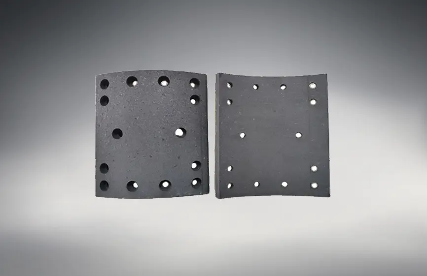AZ9231342072 Howo Spare Parts Brake Shoe Lining Assembly (2)