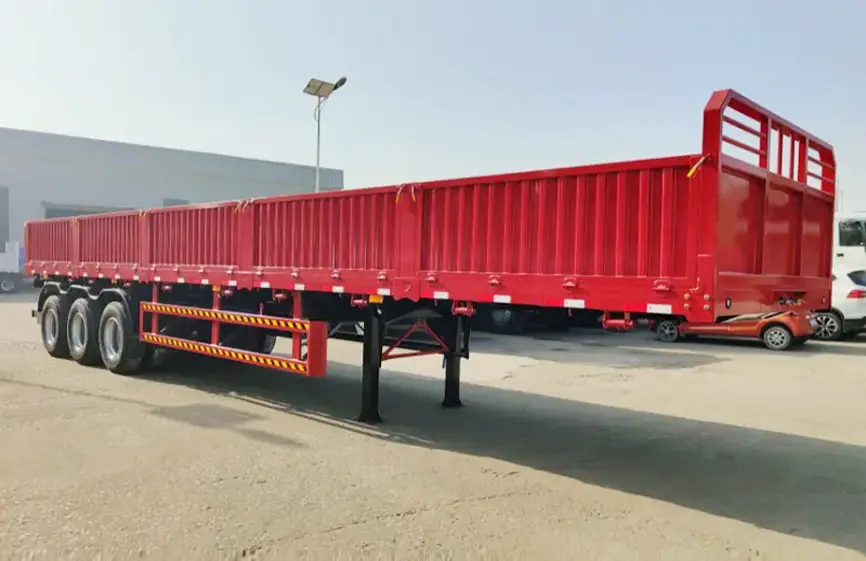 Howo Cargo Side Wall Semi Trailer (1)