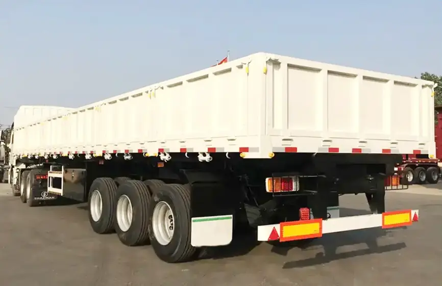 Howo Cargo Side Wall Semi Trailer (2)