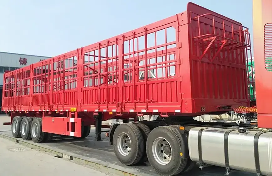 SINOTRUK FENCE CARGO SEMI TRAILER (1)