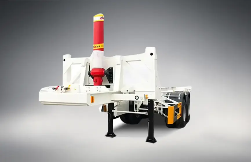 Sinotruk 2 Axle Tipping Container Trailer