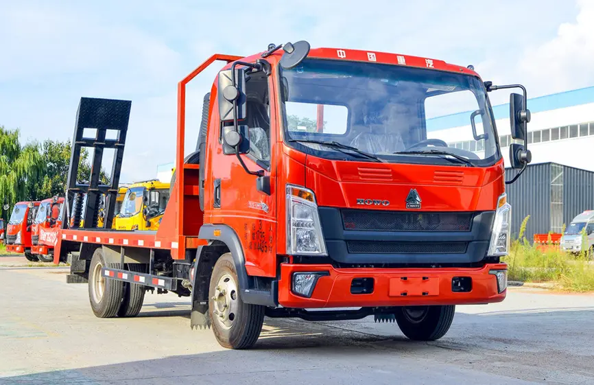 Sinotruk Howo 140hp Flatbed Truck-3