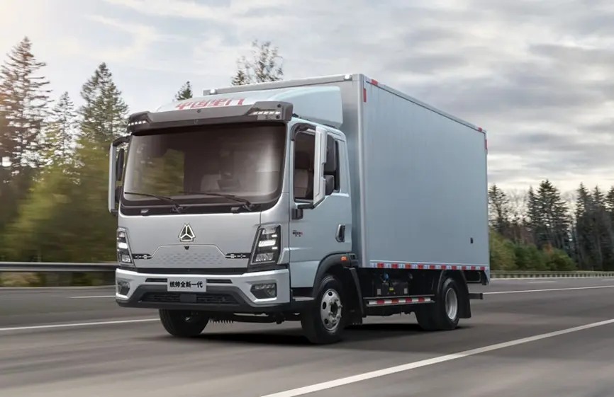 Sinotruk Howo 170hp Box Cargo Truck