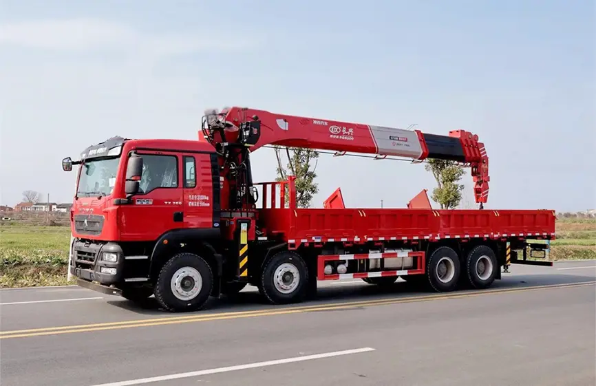 Sinotruk Howo 8×4 Truck Mounted Crane (1)