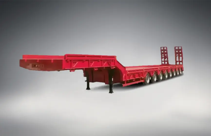 Sinotruk Multi Axle Extendable Lowbed Semi Trailer