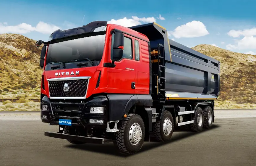 Sitrak C7H 8×4 Dump Truck-6